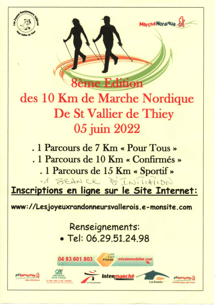 Marche nordique St Vallier