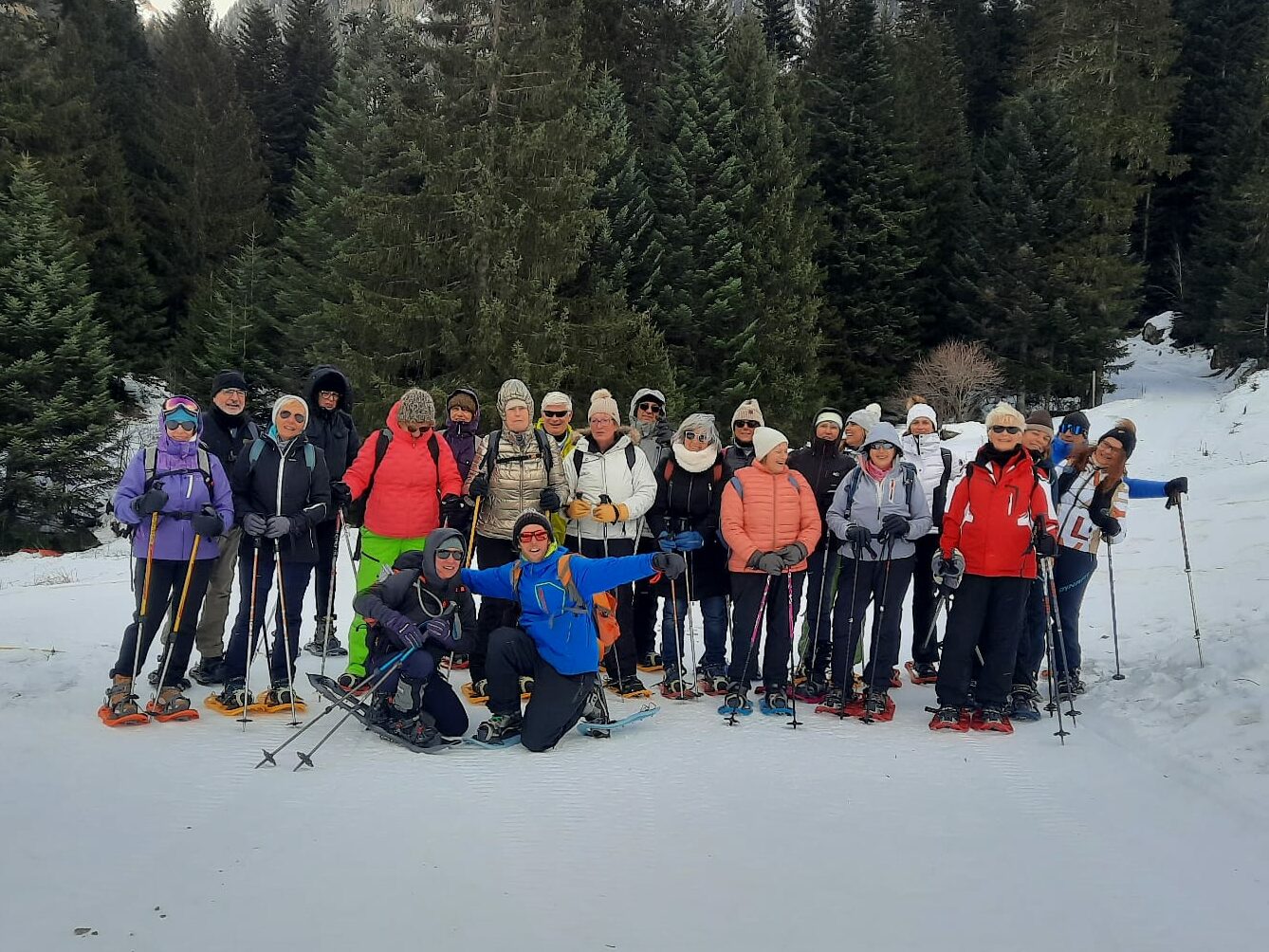 Sortie raquettes au Boréon avec LongeTEAM06 Groupe raquettes